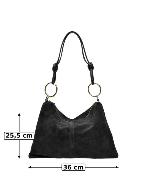 Luisa Vannini Negro Bolso de cuero - Image 6