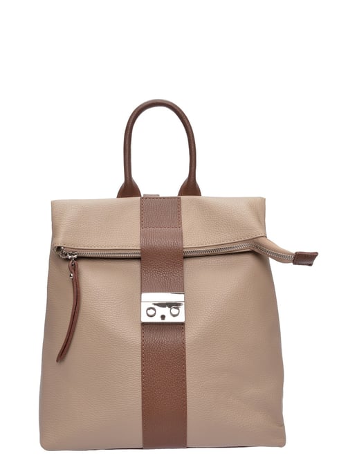 Luisa Vannini Beige Bolso de cuero - Image 6