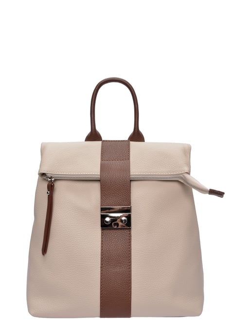 Luisa Vannini Beige Bolso de cuero - Image 6