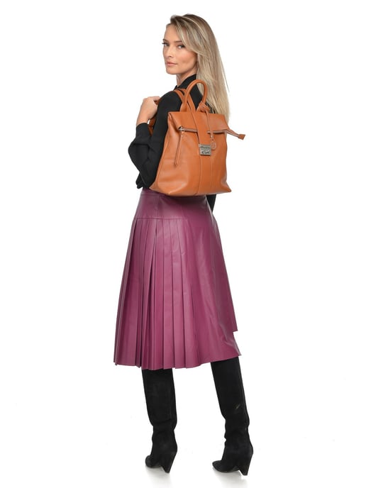 Luisa Vannini Brown Bolso de cuero - Image 5
