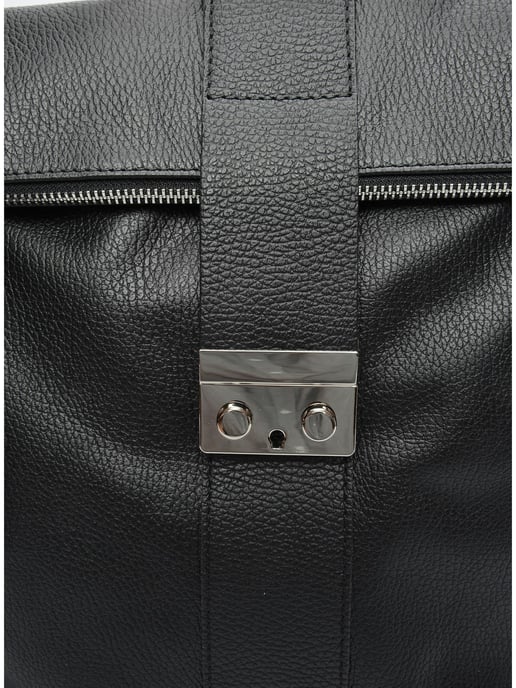 Luisa Vannini Negro Bolso de cuero - Image 3
