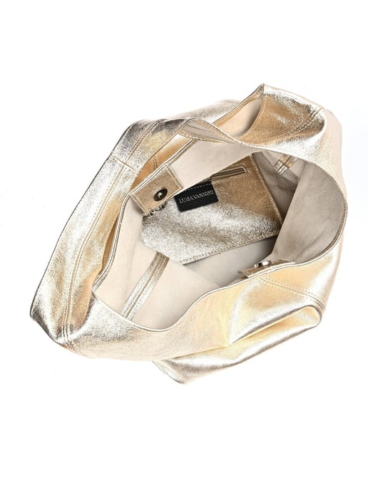 Luisa Vannini Oro Bolso de cuero - Image 4