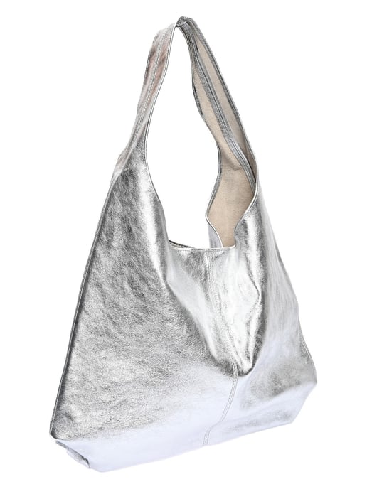 Luisa Vannini Plata Bolso de cuero - Image 2