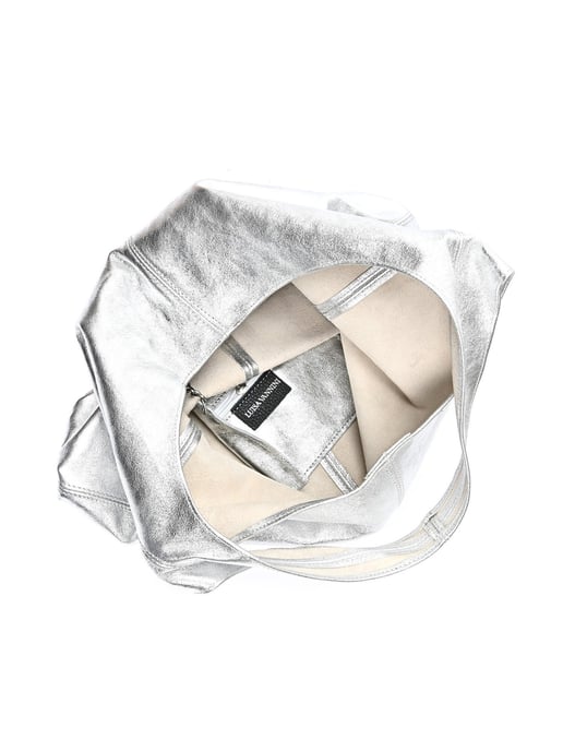 Luisa Vannini Plata Bolso de cuero - Image 4
