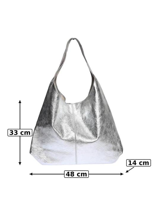 Luisa Vannini Plata Bolso de cuero - Image 6