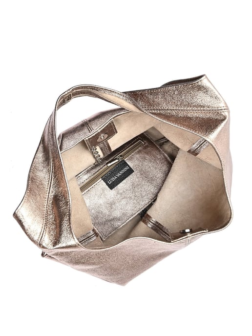 Luisa Vannini Bronce Bolso de cuero - Image 4