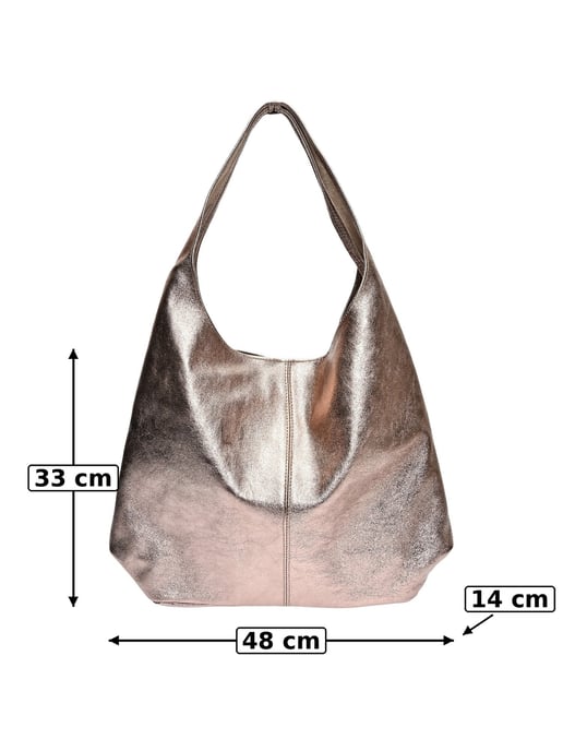 Luisa Vannini Bronce Bolso de cuero - Image 6