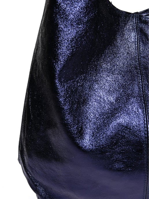 Luisa Vannini Azul Bolso de cuero - Image 3
