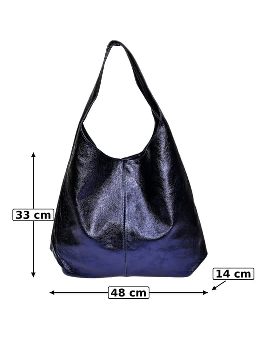 Luisa Vannini Azul Bolso de cuero - Image 6
