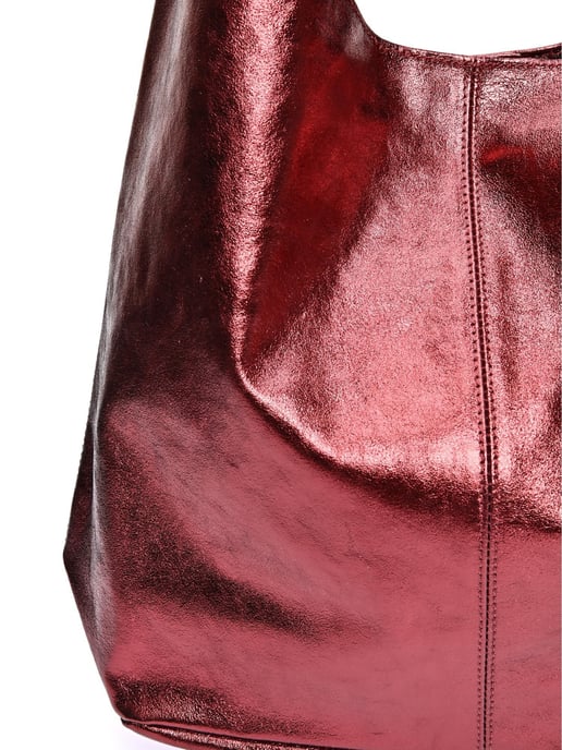 Luisa Vannini Rojo Bolso de cuero - Image 3