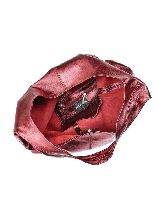 Luisa Vannini Rojo Bolso de cuero - Image 4