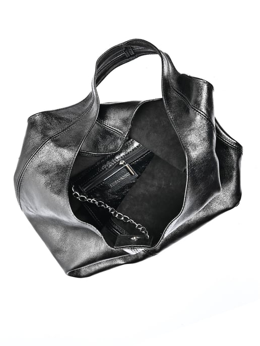Luisa Vannini Negro Bolso de cuero - Image 4