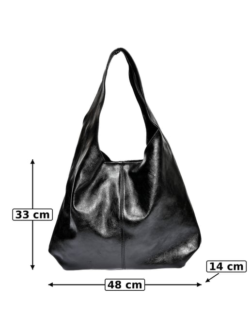 Luisa Vannini Negro Bolso de cuero - Image 6