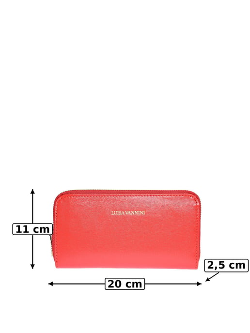 Luisa Vannini Rojo Bolso de cuero - Image 6