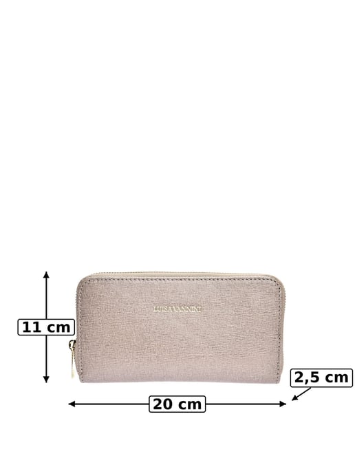 Luisa Vannini Beige Bolso de cuero - Image 6