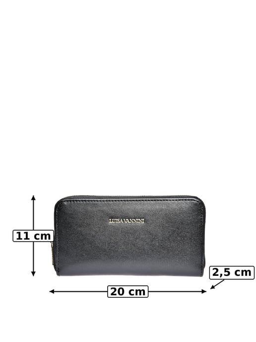 Luisa Vannini Negro Bolso de cuero - Image 6