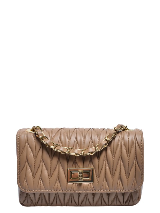 Luisa Vannini Beige Bolso de cuero - Image 1