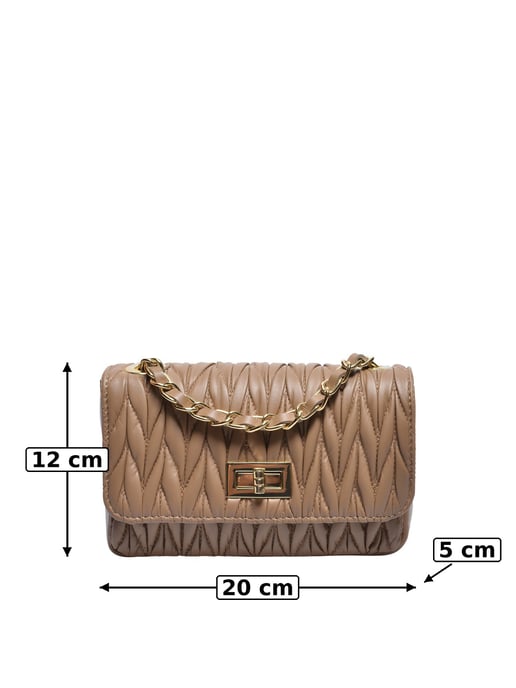 Luisa Vannini Beige Bolso de cuero - Image 5