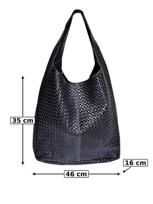 Luisa Vannini Azul Bolso de cuero - Image 6