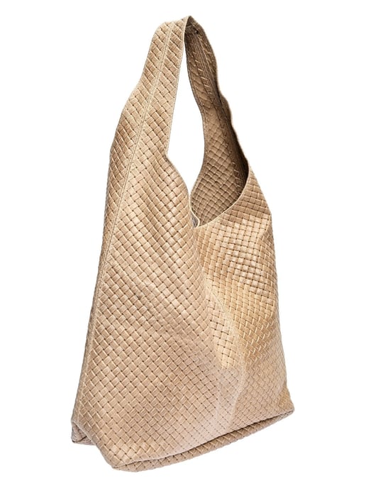 Luisa Vannini Beige Bolso de cuero - Image 2