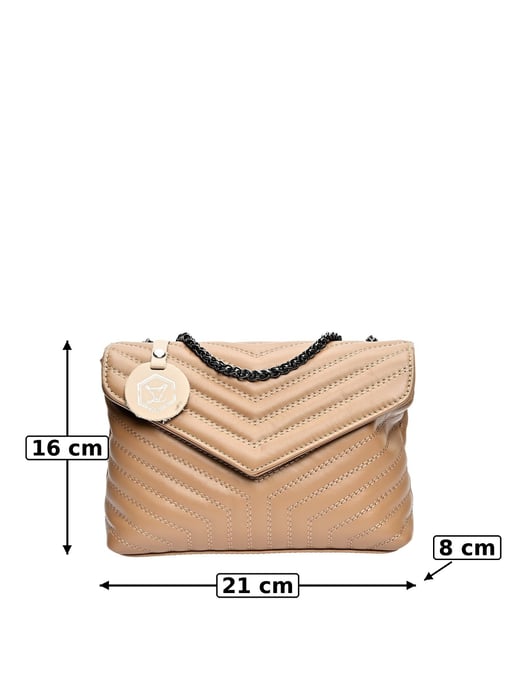 Luisa Vannini Beige Bolso de cuero - Image 6