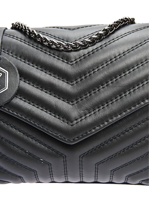 Luisa Vannini Negro Bolso de cuero - Image 3