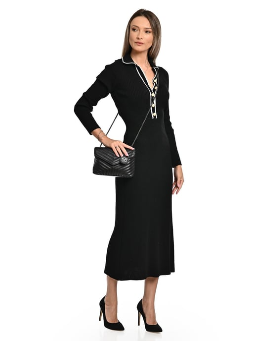 Luisa Vannini Negro Bolso de cuero - Image 5
