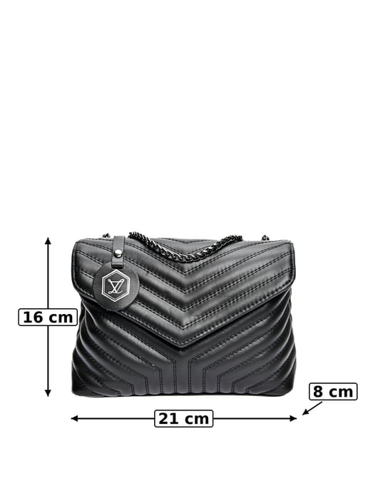 Luisa Vannini Negro Bolso de cuero - Image 6