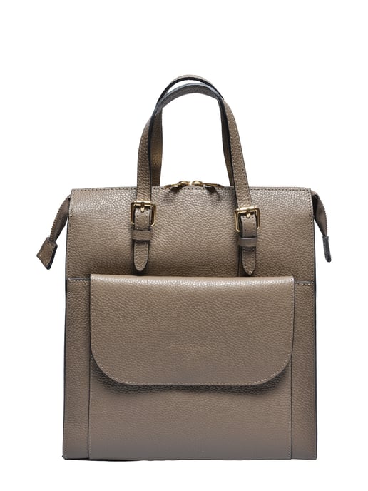 Luisa Vannini Beige Bolso de cuero - Image 1