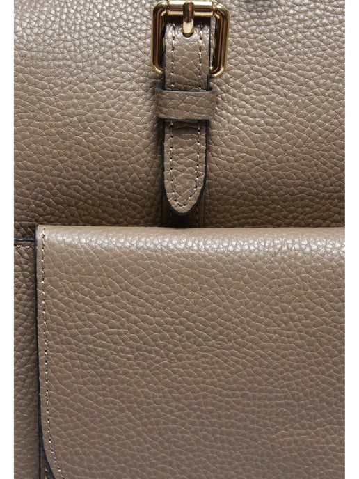 Luisa Vannini Beige Bolso de cuero - Image 3