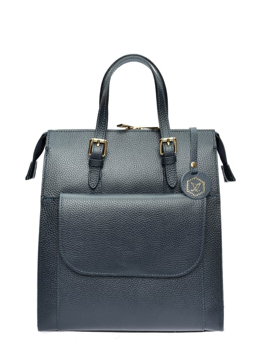 Luisa Vannini Azul Bolso de cuero - Image 1