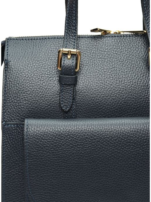 Luisa Vannini Azul Bolso de cuero - Image 3