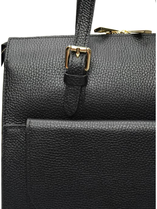 Luisa Vannini Negro Bolso de cuero - Image 3