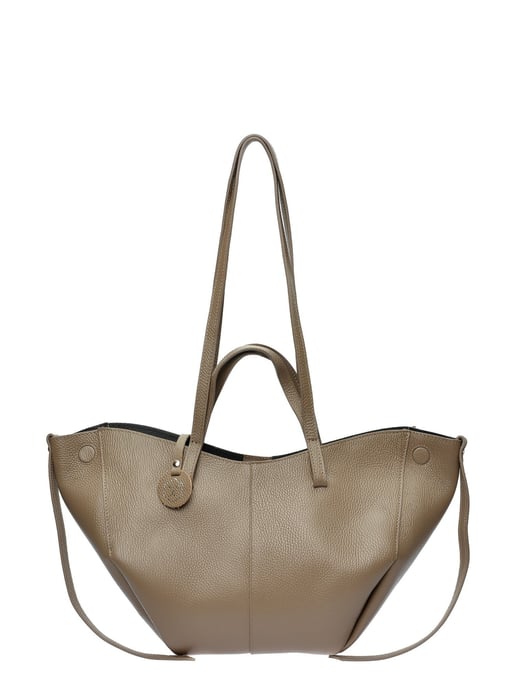 Luisa Vannini Beige Bolso de cuero - Image 1