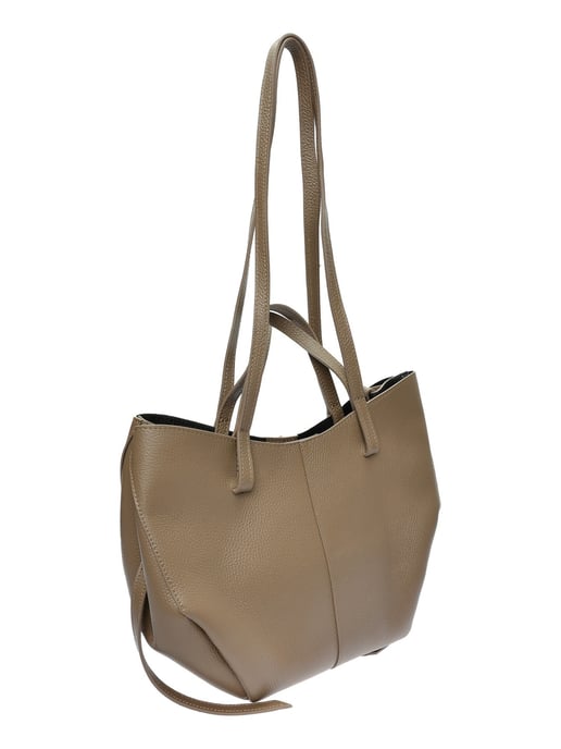 Luisa Vannini Beige Bolso de cuero - Image 2