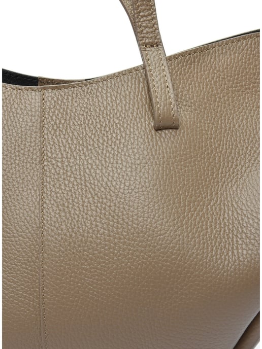 Luisa Vannini Beige Bolso de cuero - Image 3