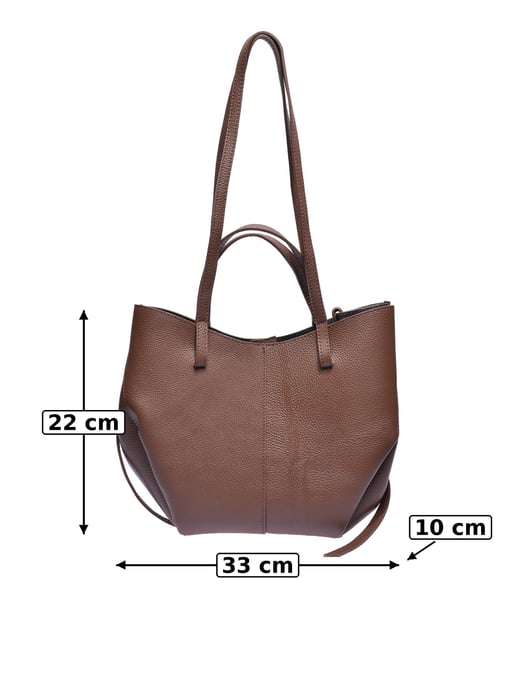Luisa Vannini Granate Bolso de cuero - Image 5