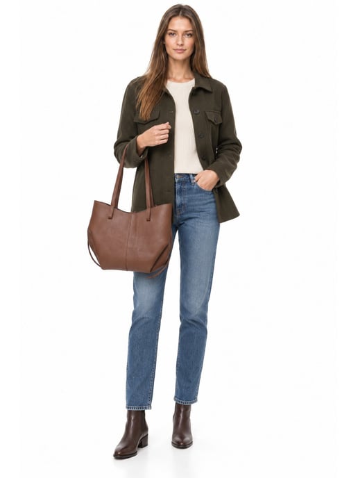 Luisa Vannini Granate Bolso de cuero - Image 6