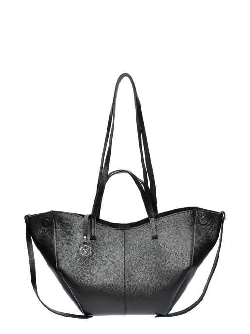 Luisa Vannini Negro Bolso de cuero - Image 1