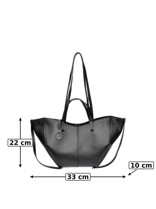 Luisa Vannini Negro Bolso de cuero - Image 6
