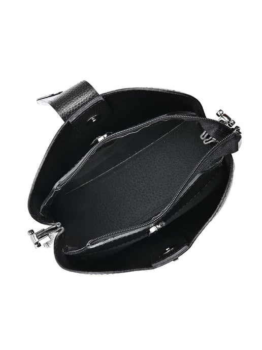Luisa Vannini Negro Bolso de cuero - Image 4