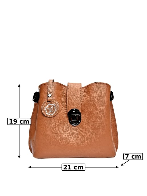 Luisa Vannini Brown Bolso de cuero - Image 6
