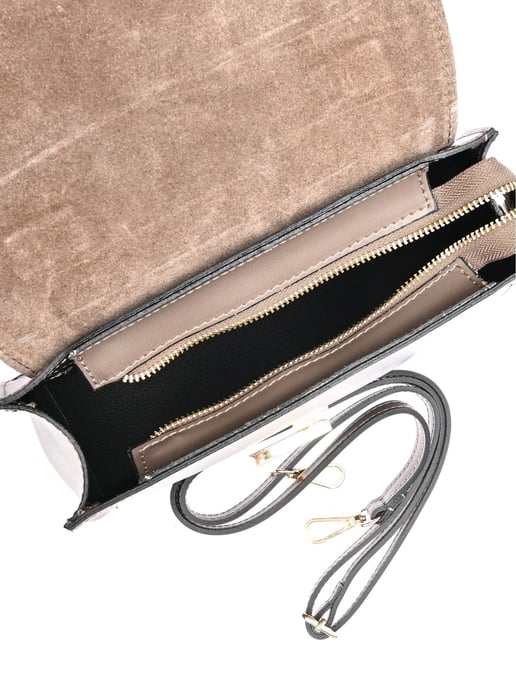 Luisa Vannini Beige Bolso de cuero - Image 4