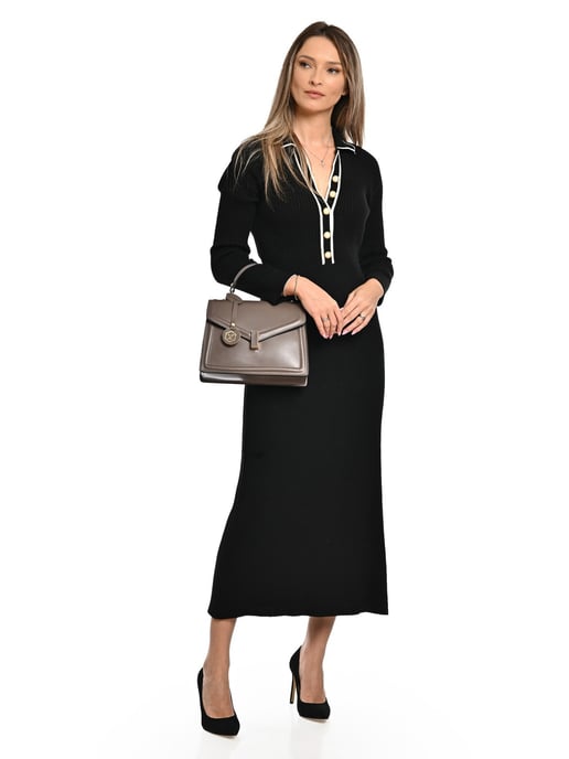 Luisa Vannini Beige Bolso de cuero - Image 5
