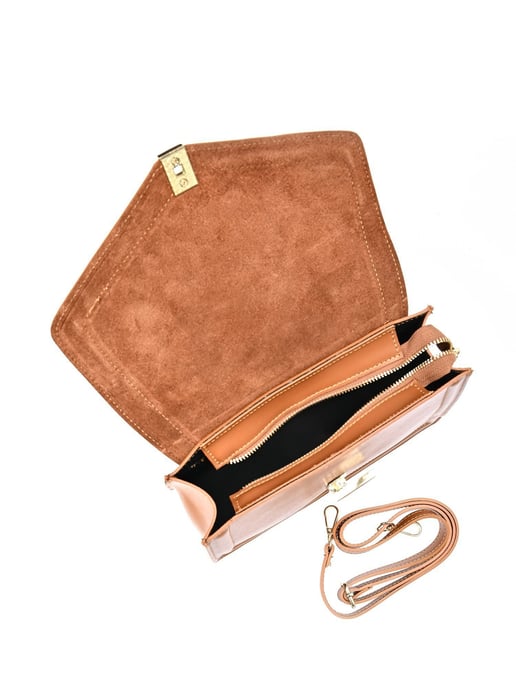 Luisa Vannini Brown Bolso de cuero - Image 4