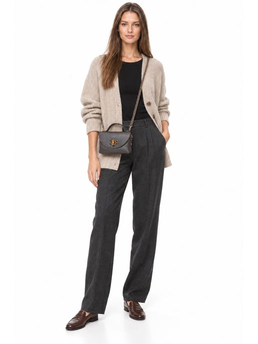 Anna Luchini Granate Bolso de cuero - Image 6