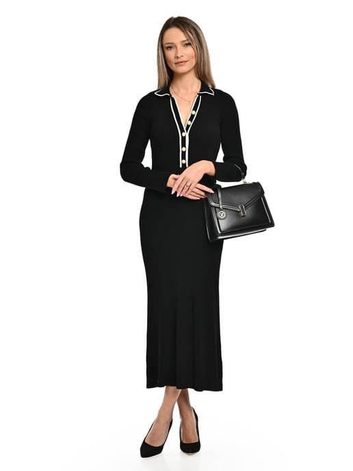 Luisa Vannini Negro Bolso de cuero - Image 5