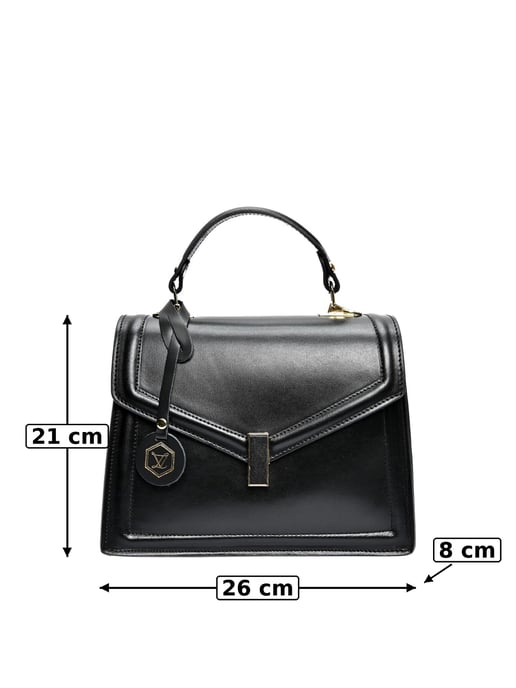 Luisa Vannini Negro Bolso de cuero - Image 6