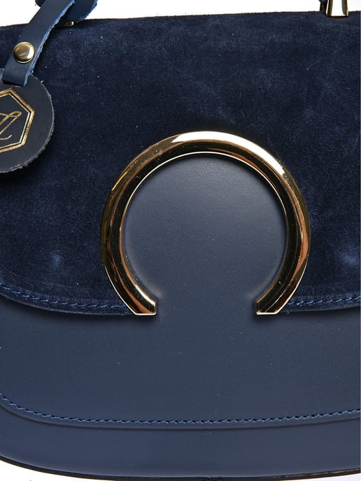 Luisa Vannini Azul Bolso de cuero - Image 3
