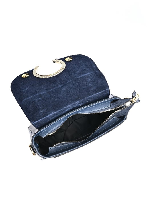 Luisa Vannini Azul Bolso de cuero - Image 4